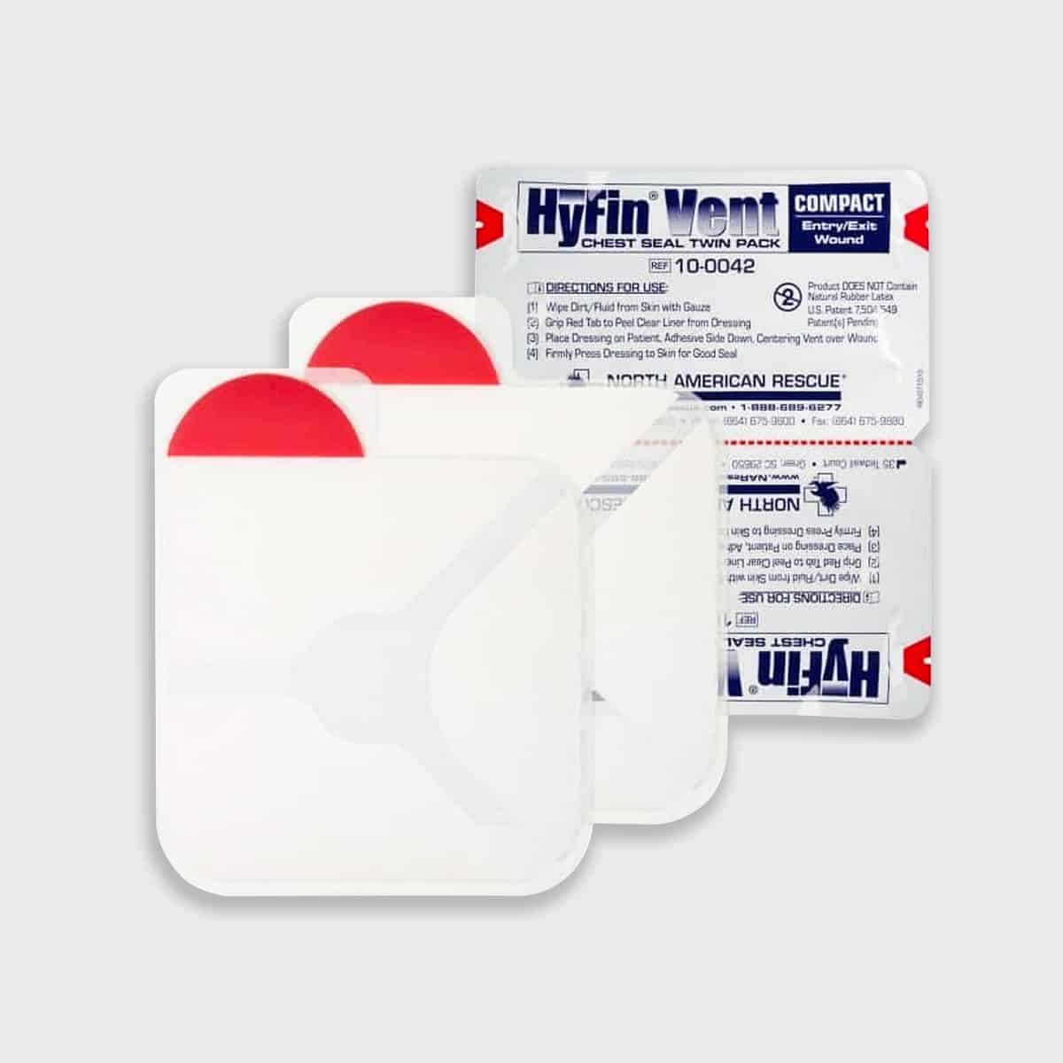 HyFin Vent Compact Chest Seal Twin Pack Real Response